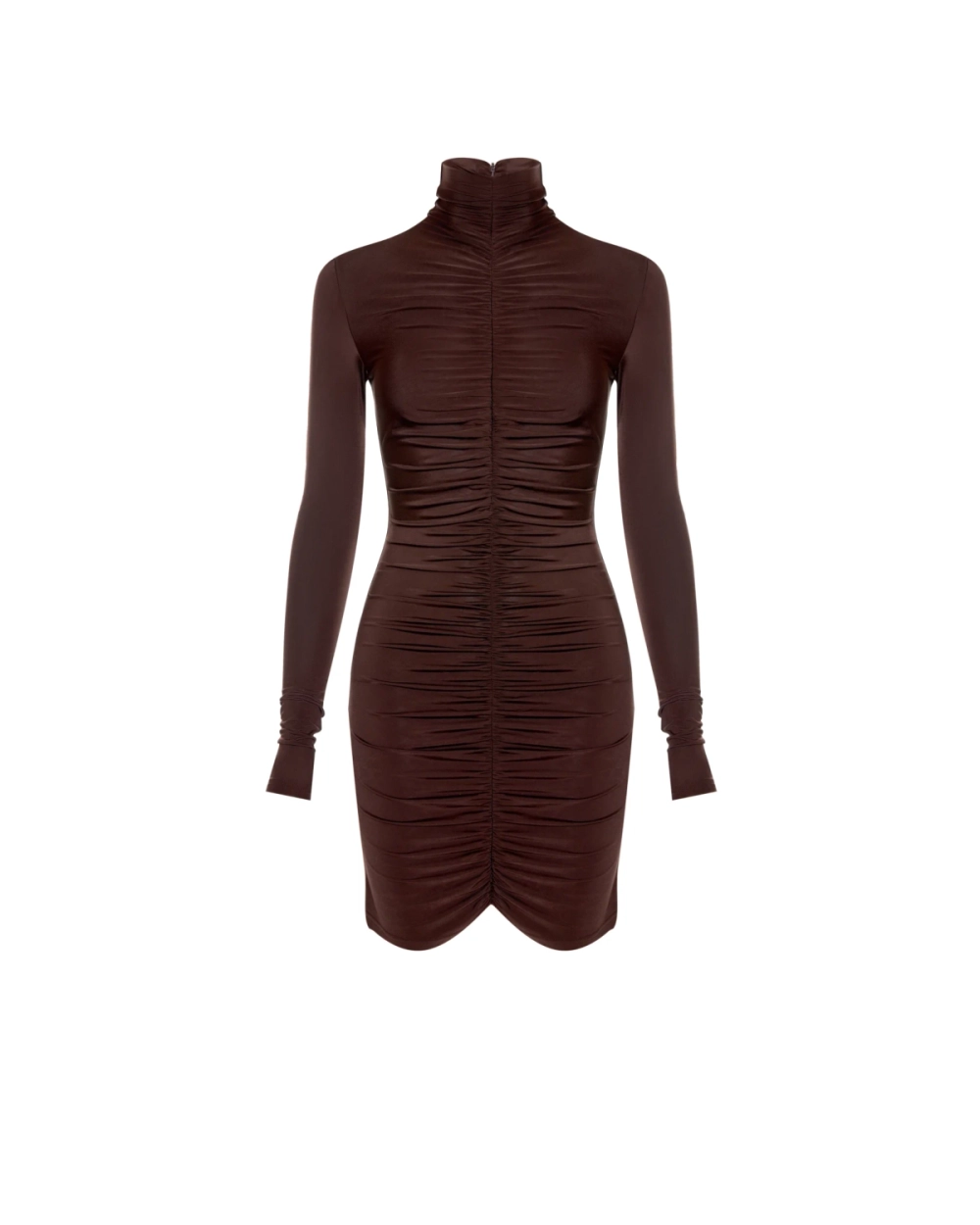 Платье Flana mini, Шоколадное