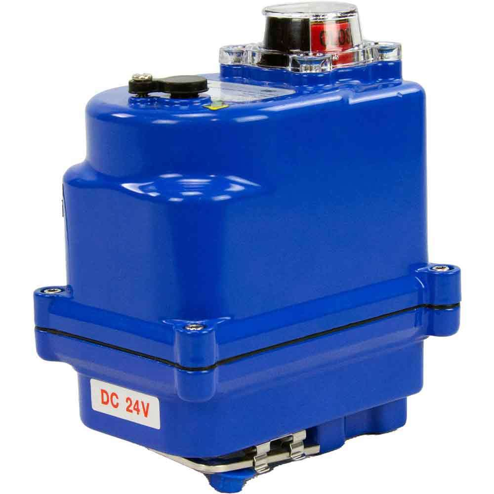 Quarter-turn electric actuator Elephant 003 blue 24 V