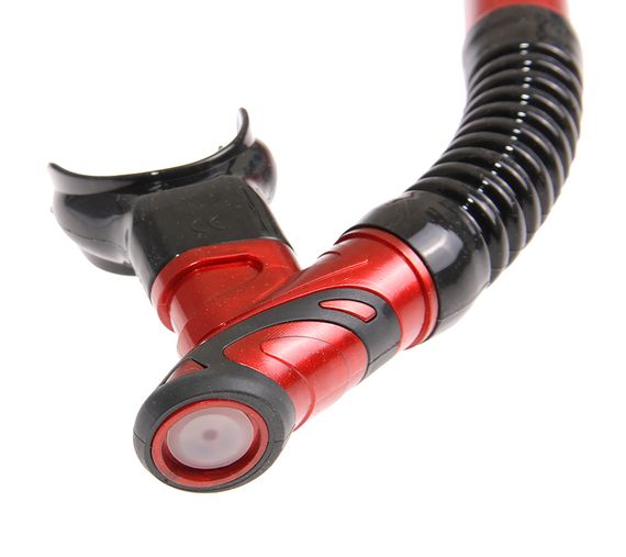 Комплект FanDiver FD-01K (маска+трубка+ласты) в сумочке черный/красный