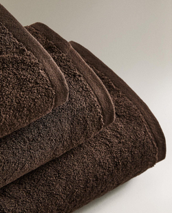 Zara Home - Красочное махровое банное полотенце, коричневый, 50х90 см