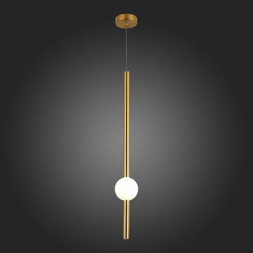 SL1222.233.01 Светильник подвесной ST-Luce Золотистый/Золотистый, Белый LED 1*18W 4000K ANGURRA