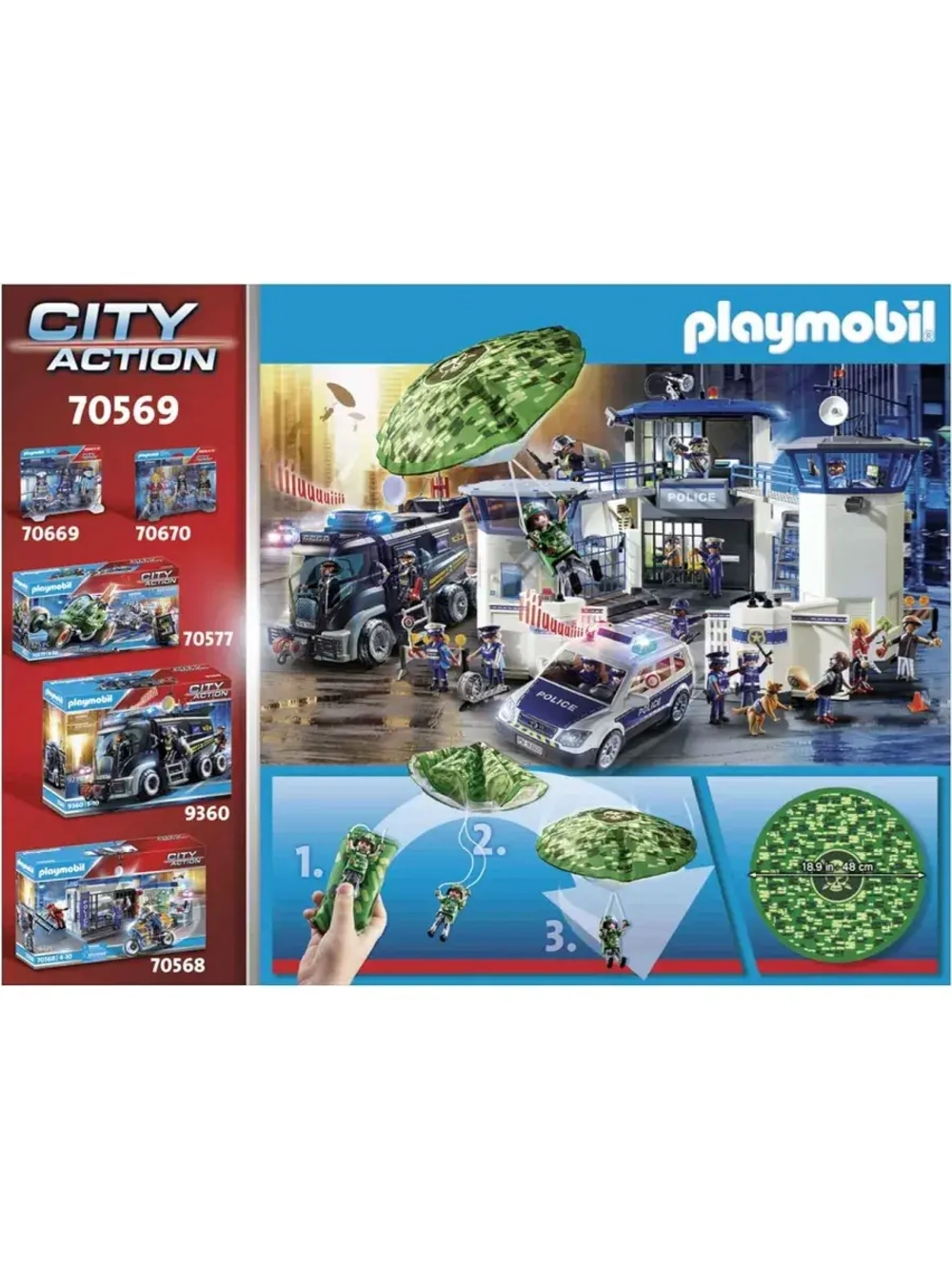 Набор Побег с парашютом Playmobil 70569
