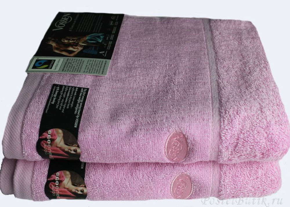 Элитное полотенце махровое Eco Energy лиловое от Vossen
