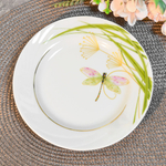 Тарелка 175мм мелкая форма Голубка Стрекоза