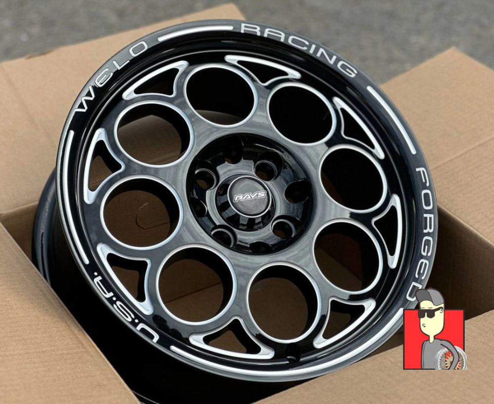 Комплект дисков Rays Weld Racing 15x6.5 et40 4x100/4x114.3