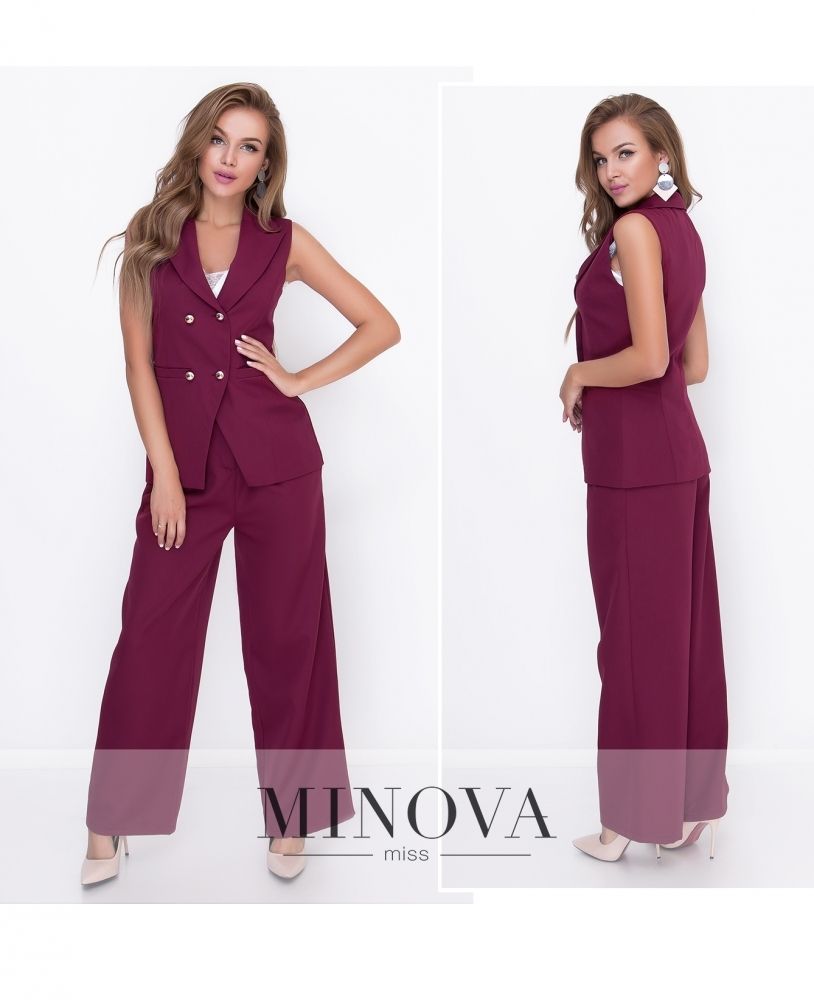 Костюм 8587-2-бордо Minova