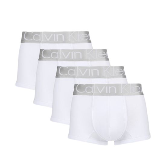 Мужские трусы боксеры белые набор 4 в1 Calvin Klein CK52214