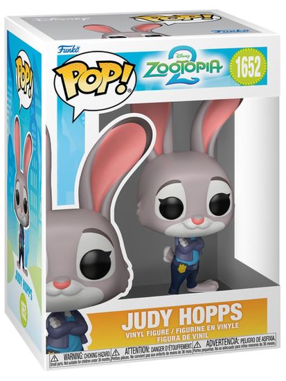 Фигурка Funko POP! Disney Zootopia 2 Judy Hopps (1652) 86634 / Фигурка Фанко ПОП! по мотивам мультфильма "Зверополис 2", Джуди Хоппс