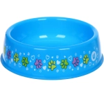 Миска пластиковая «МОЙ БРО - Лапки царапки!, цвет небесно-синий , 21*6,5см (логотип на миске) 700мл