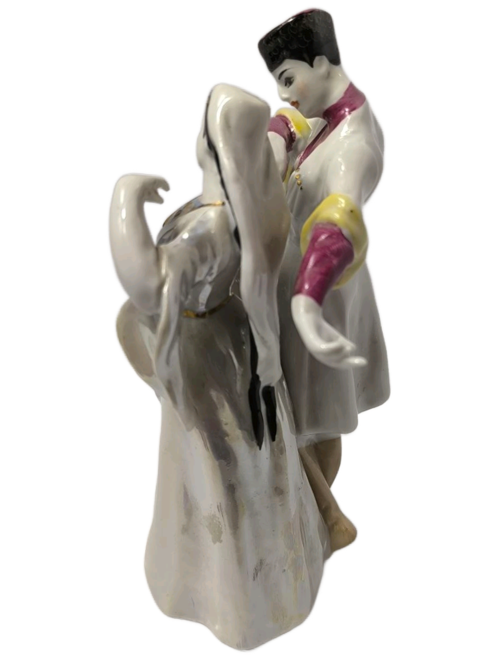 Фарфоровая статуэтка «Лезгинка», (Дулёво), СССР, 1961 г.