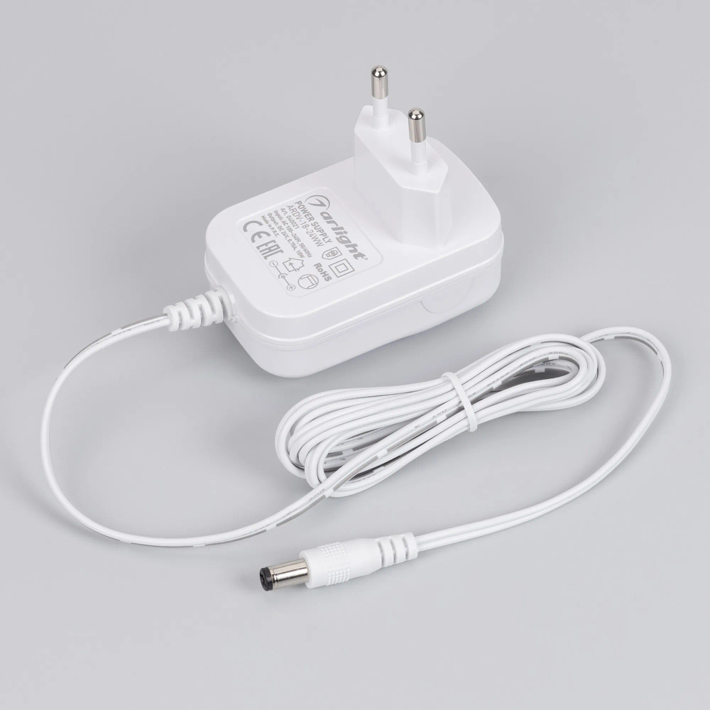 Блок питания ARDV-18-24WW (24V, 0,75A, 18W) (Arlight, Адаптер, 3 года) 040021