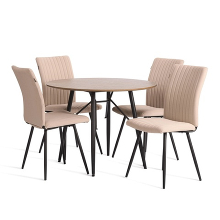 Monte Carlo (Tetchair) Стул (бежевый Porsche 5/черный)