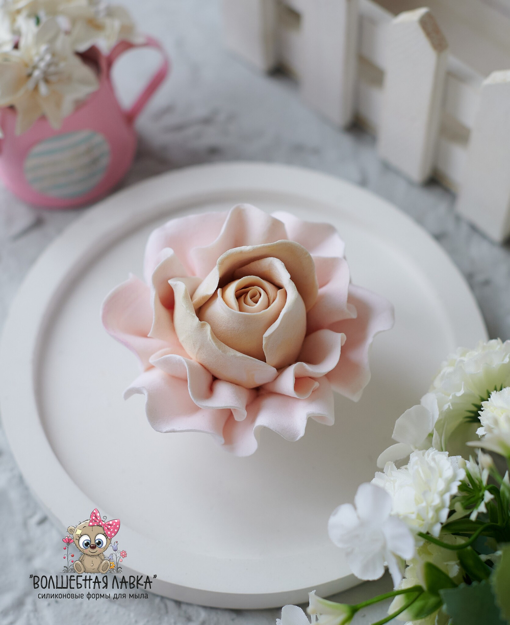 Силиконовая форма Роза Картье
