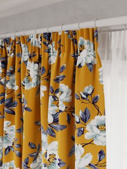 Штора из рогожки Сказка "Пиония" 145х180 см 1 шт