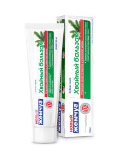 Зубная паста Новый Жемчуг Хвойный бальзам 100мл