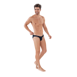 Мужские трусы слипы черные Clever Moda SECRETS BRIEF 087511