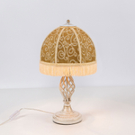 Citilux Базель CL407805 Настольная лампа с абажуром Вышивка Патина