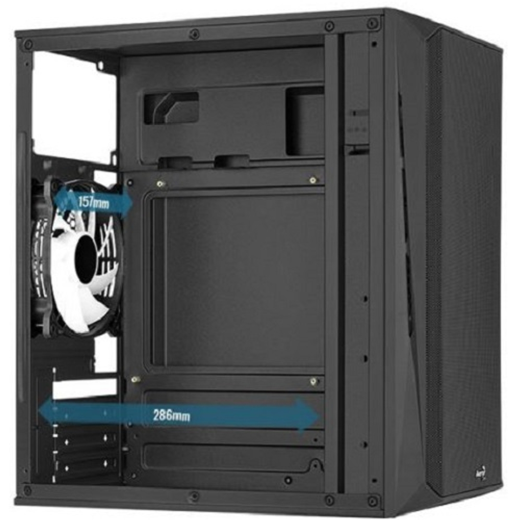 Корпус mATX AeroCool Cs-107-A-BK-v2