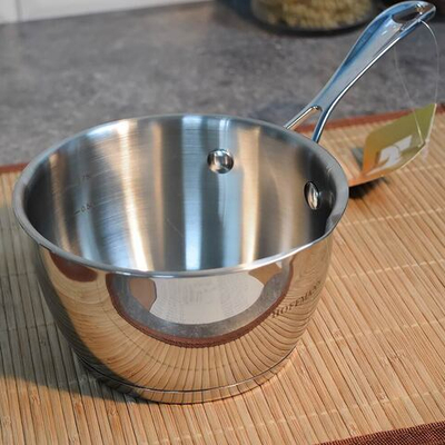 Ковш 1л нерж без крышки, индукция, НМ 0524