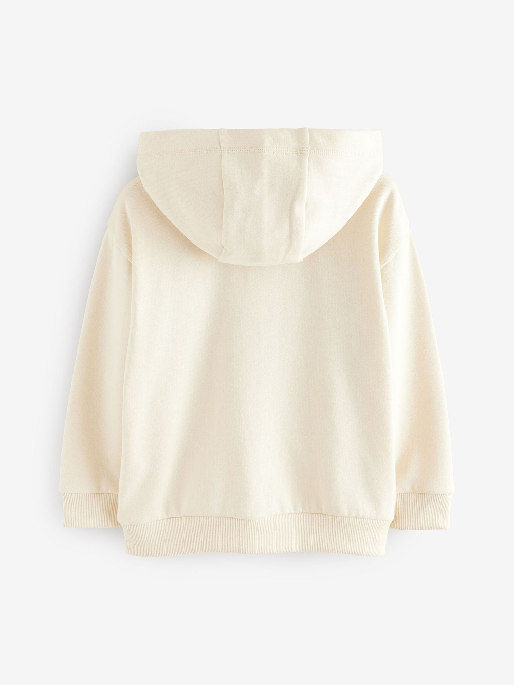 Толстовка с капюшоном на молнии для мальчика Next E43-865, Молочный, Зеленый