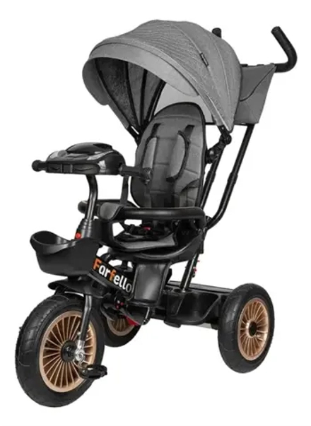 Детский трехколесный велосипед (2024) Farfello PL-03 (Серый/grey)