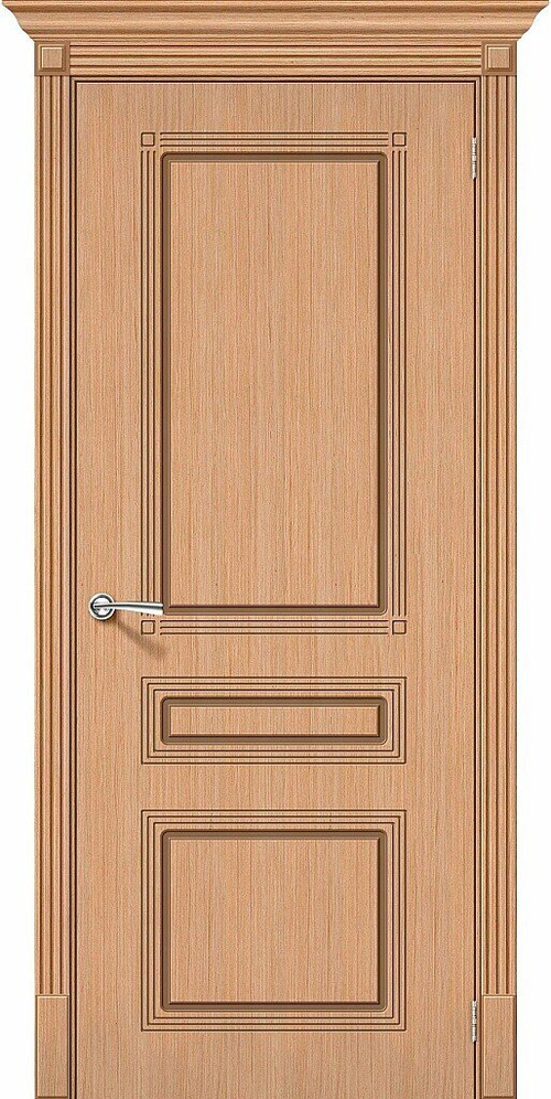 Дверь Стиль / Цвет Ф-01 (Дуб) / Двери Браво