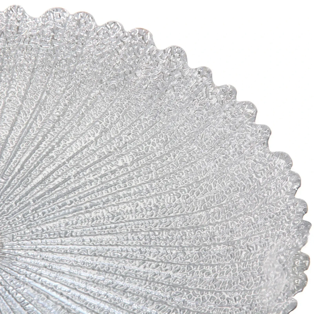 Тарелка 32см «Нимфа» серебро