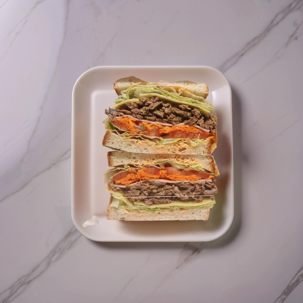 Сэндвич с говядиной по-корейски