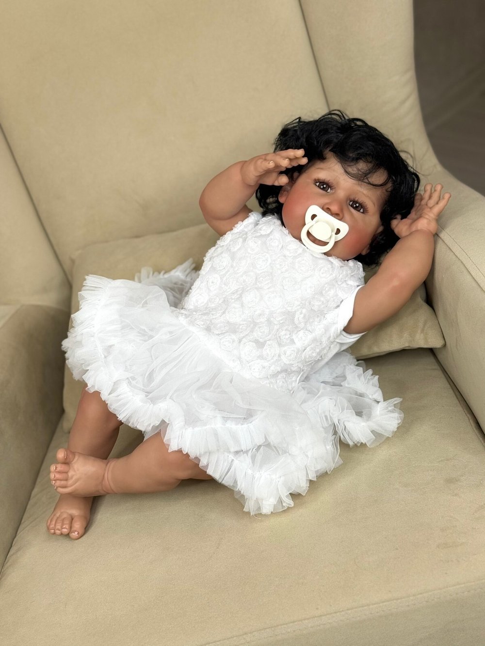 Кукла Реборн мягконабивная 60см (FA-972)