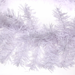 Венок хвойный «Снежинка» d-40 см (100 веток), ПВХ белый иней