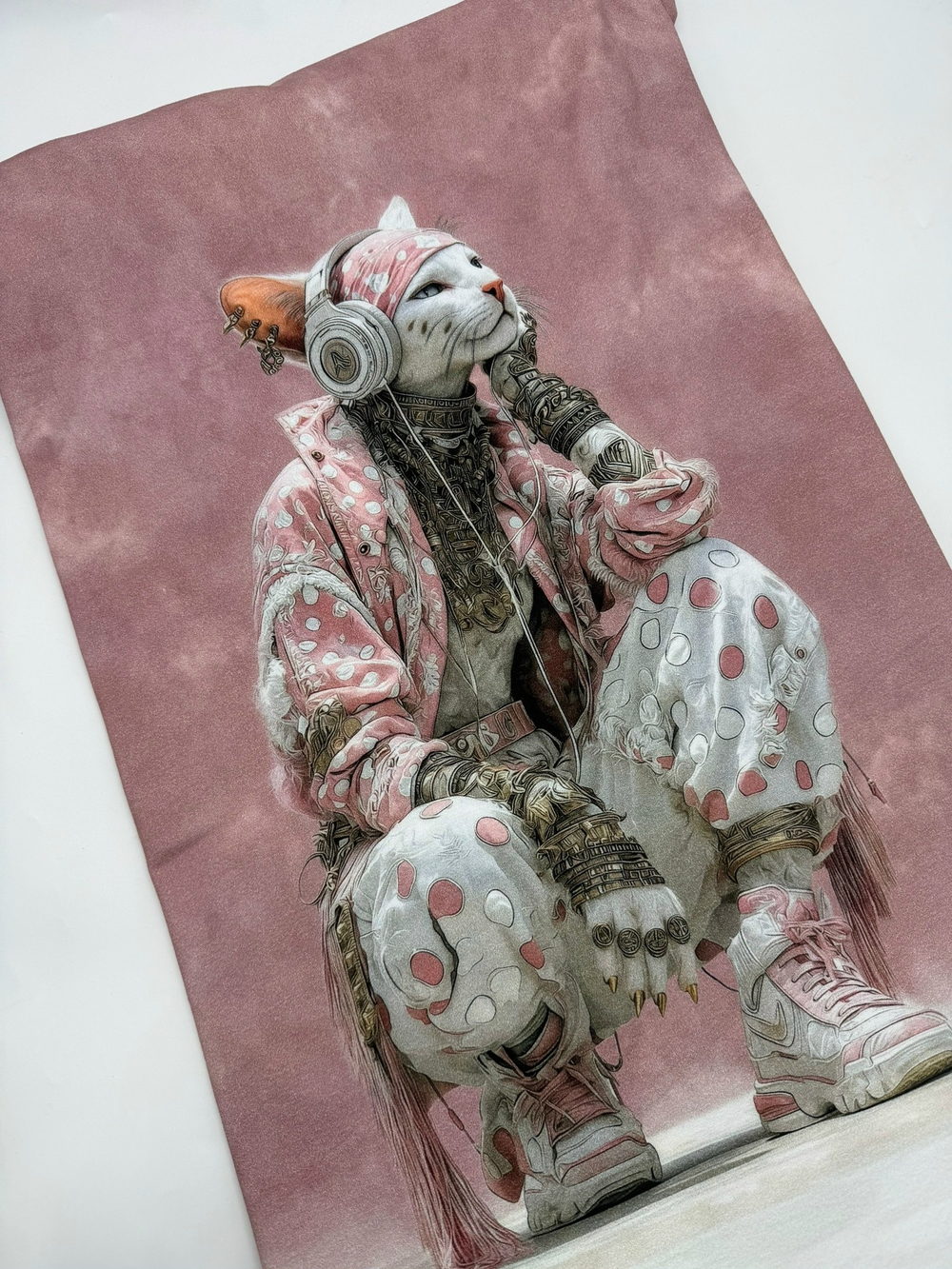 Кулир купон 85см хип-хоп стайл розовый