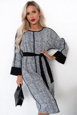 Платье Алана (серый)-46р-р Р11-1231 Nikol