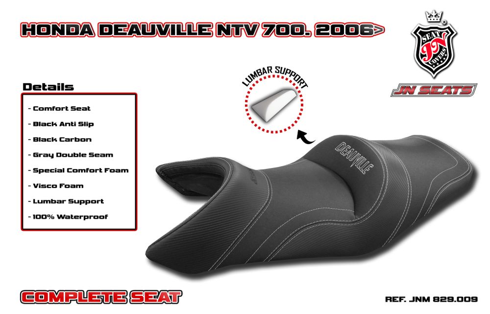 Honda Deauville NT700V 2006-2013 JN-Europe Comfort Seat JN+Memory Visco 829009