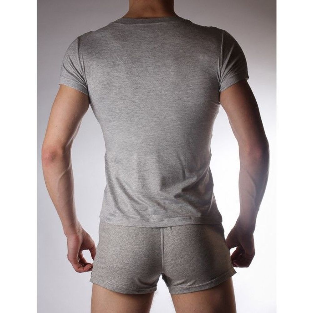 Мужская футболка серая из микромодала GMW Sport Tee Grey