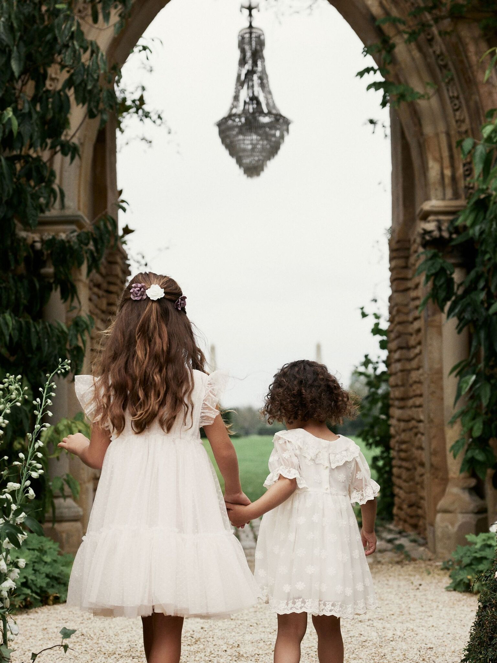 Платье для девочки Next N31-946, Молочный