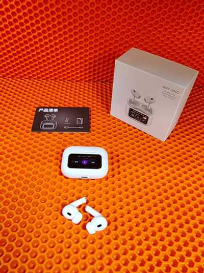 Беспроводные наушники TWS A9 Pro ANC/ENC белые с дисплеем