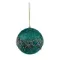 Винтажный шар Малахитовая шкатулка 10 см., бирюза, 1 шт., Christmas DeLuxe (86566)