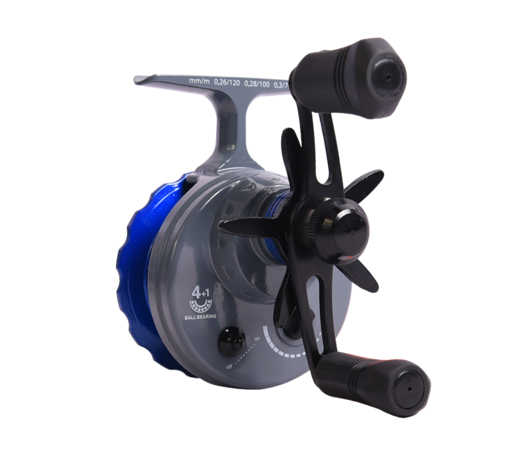 Катушка инерционная (зимняя) Black Side ICE ZEAL BL/GR (4+1 подш.)