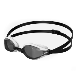 Очки для плав. SPEEDO Fastskin Speedosocket, 8-108967988, ДЫМЧАТЫЕ линзы, белая оправа