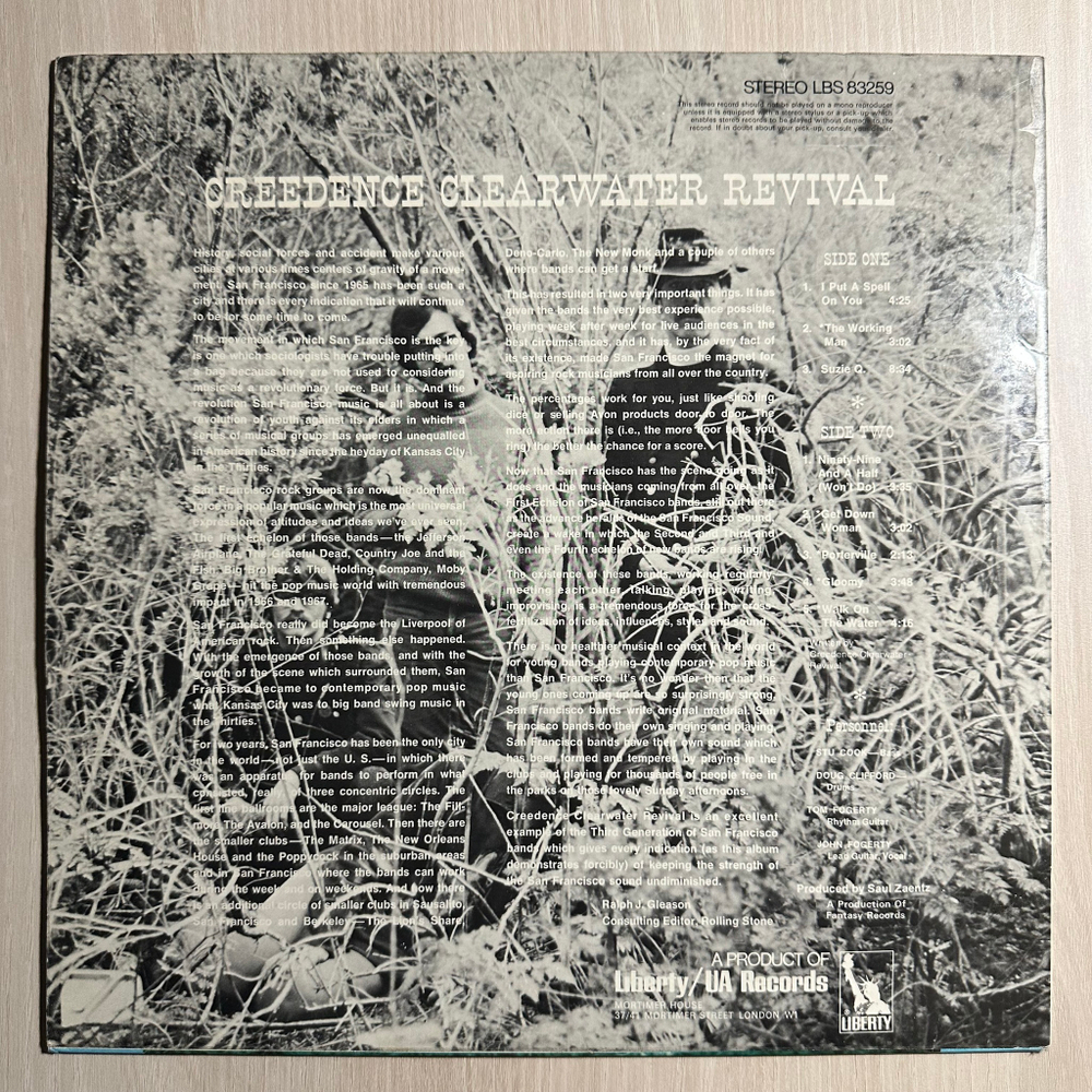 Creedence Clearwater Revival (Англия 1969г.)