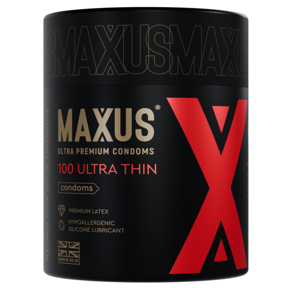 Презервативы MAXUS Ultra Thin с кейсом, ультратонкие X-Edition, 100 шт