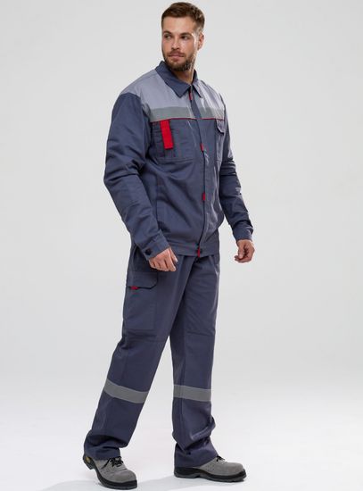 Костюм "Флофт-2" СОП У. полукомбинезон (т.серый/св.серый)