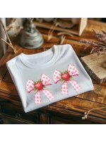 Термонаклейка на одежду, термопринт набор Клубника