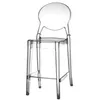Полубарный стул Igloo прозрачный