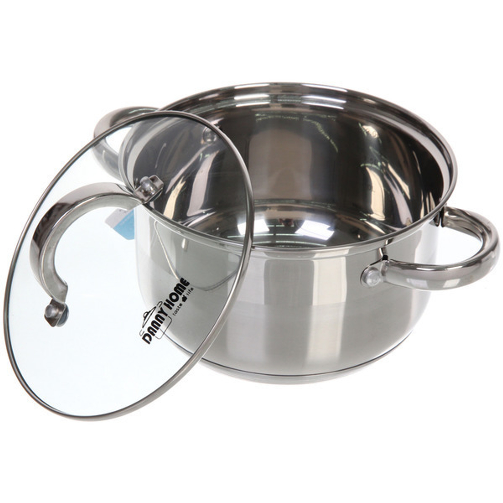 Набор посуды из нержавеющей стали EMMA 3 предмета (3 кастрюли 1,9л, 2,7л, 3,6л), DH14-3