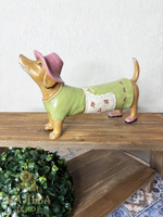 Статуэтка декоративная "Собака Такса" 29x8xH17,5 см от CAMPO Home & Garden