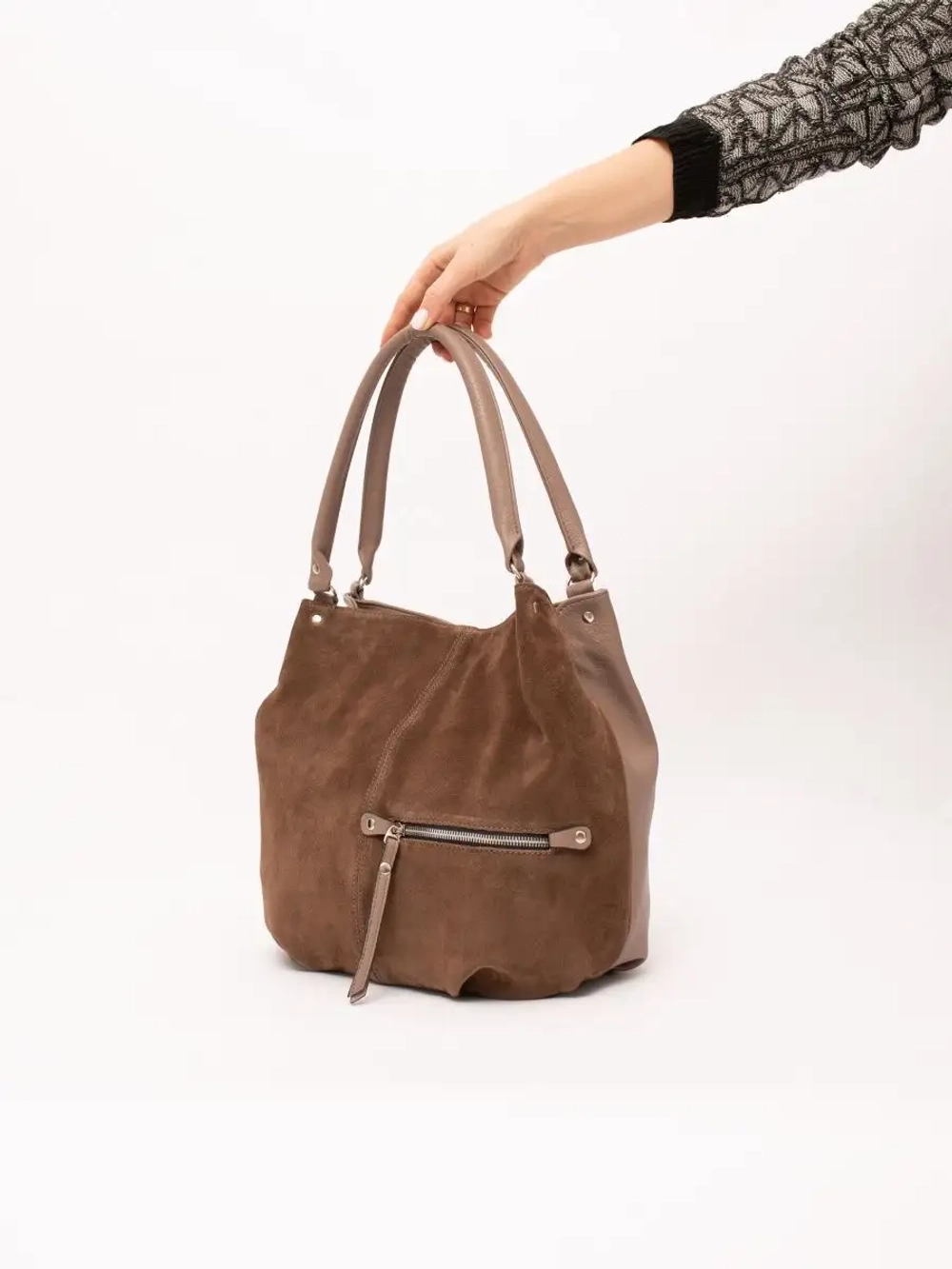 Сумка через плечо большая шоппер мешок