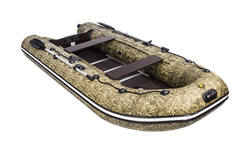 Лодка ПВХ Ривьера Компакт 3600 СК "Камуфляж" камыш