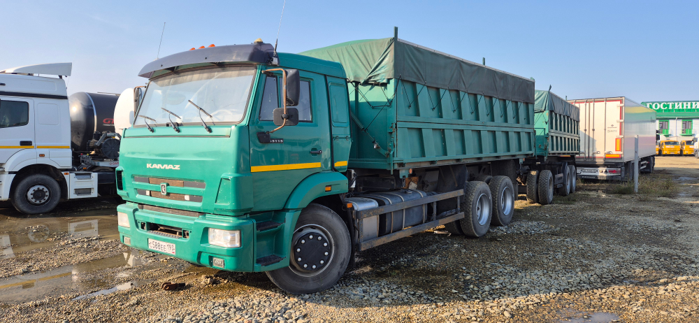 Планета 5529* на шасси КамАЗ 65115 6x4 Зерновоз 552919 (Дизельный, 11,8 л, 300 л.с., МТ)