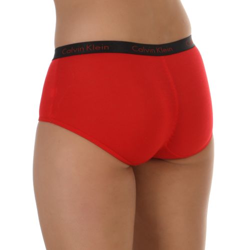 Женские трусы-шорты красные Calvin Klein